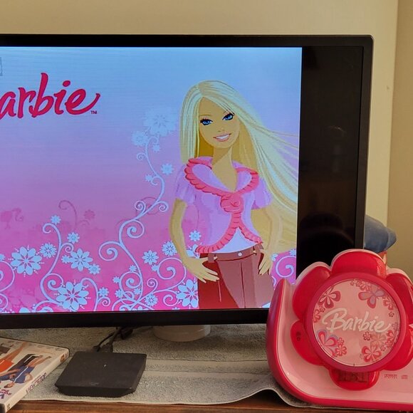 MATTEL Barbie DVD Blossom Player W/ Remote & AV Cord - Works See Video!! - Picture 15 of 15